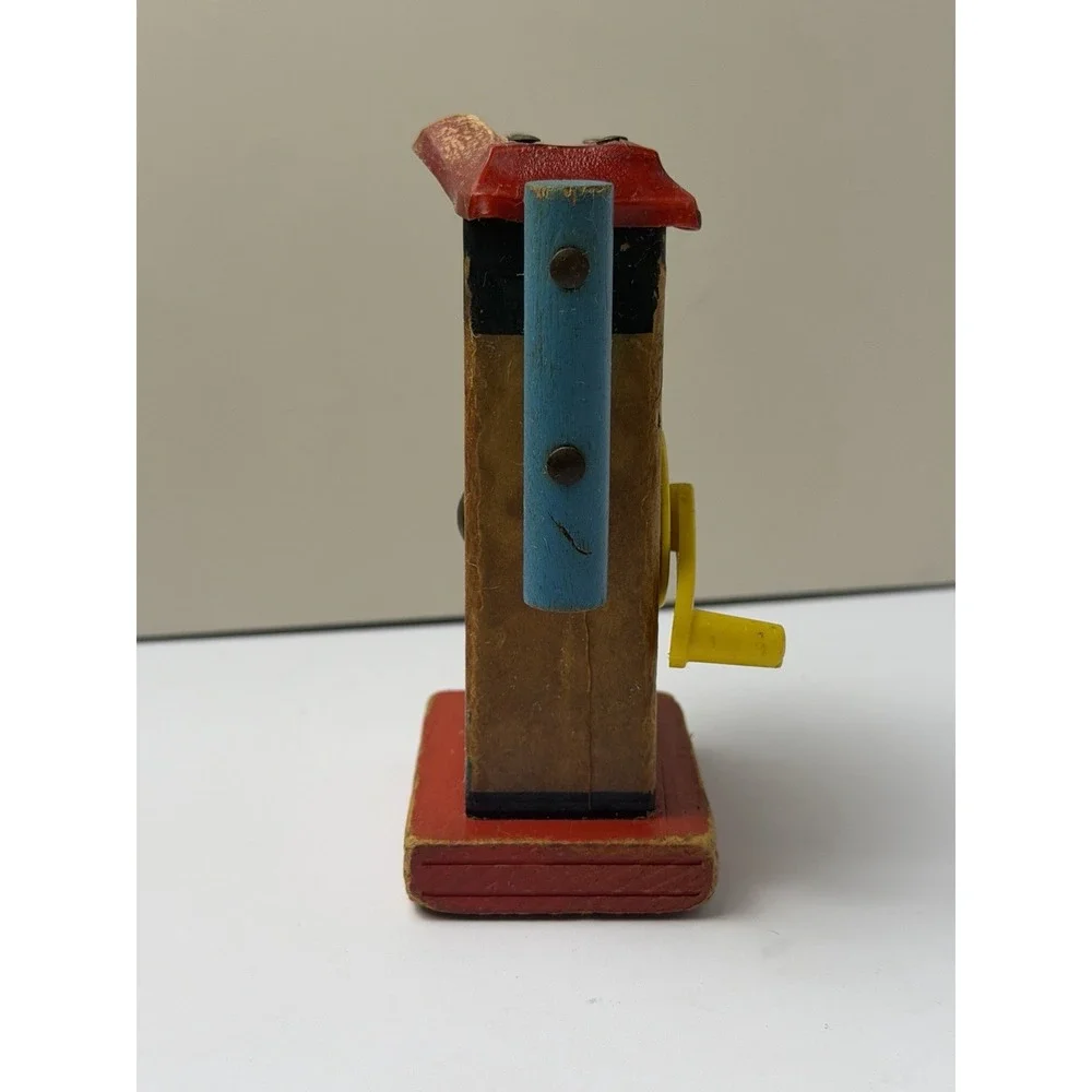 Fisher Price Wooden / Vintage Plastic Perky Pot Toy *Read*